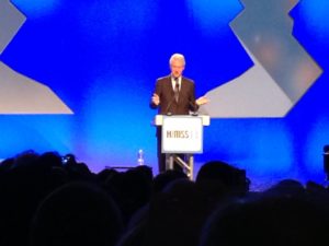 Clinton Speaks at HIMSS